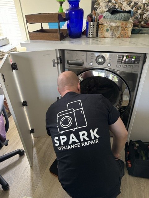 Double wall oven successfully repaired by Spark Appliance Repair technician in San Diego