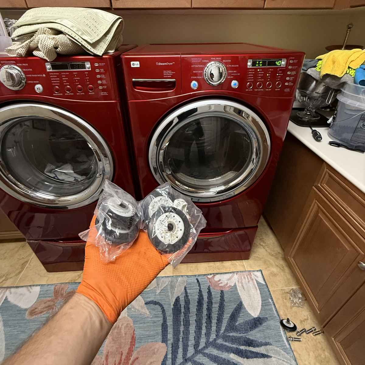 Dryer drum belt & bearing repair — Spark Appliance Repair San Diego
