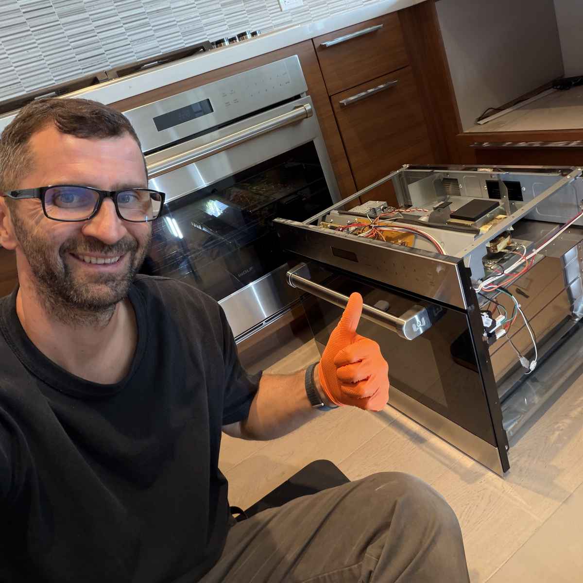 Built-In Microwave Magnetron Replacement by Spark Appliance Repair in San Diego